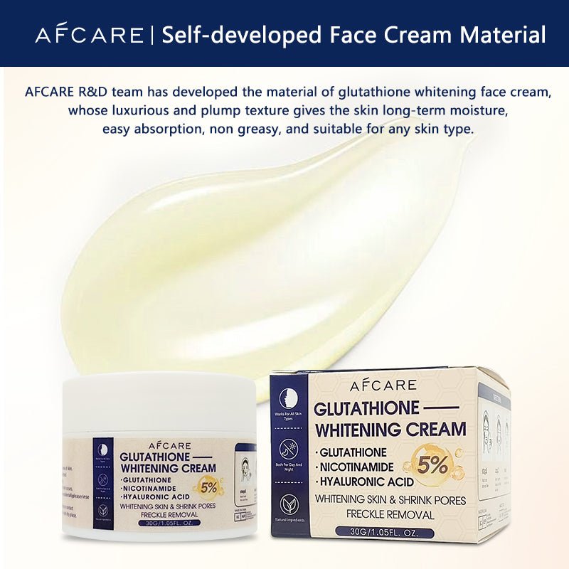 AFCARE® Glutathione Whitening Cream - AFCARE - USA